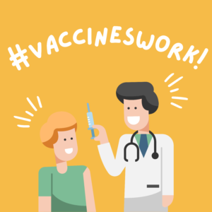Vaccines Work clip art