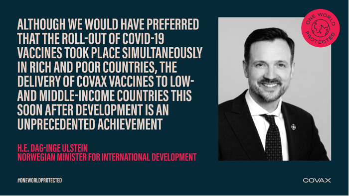 quote about importance of COVID-19 vaccine equity