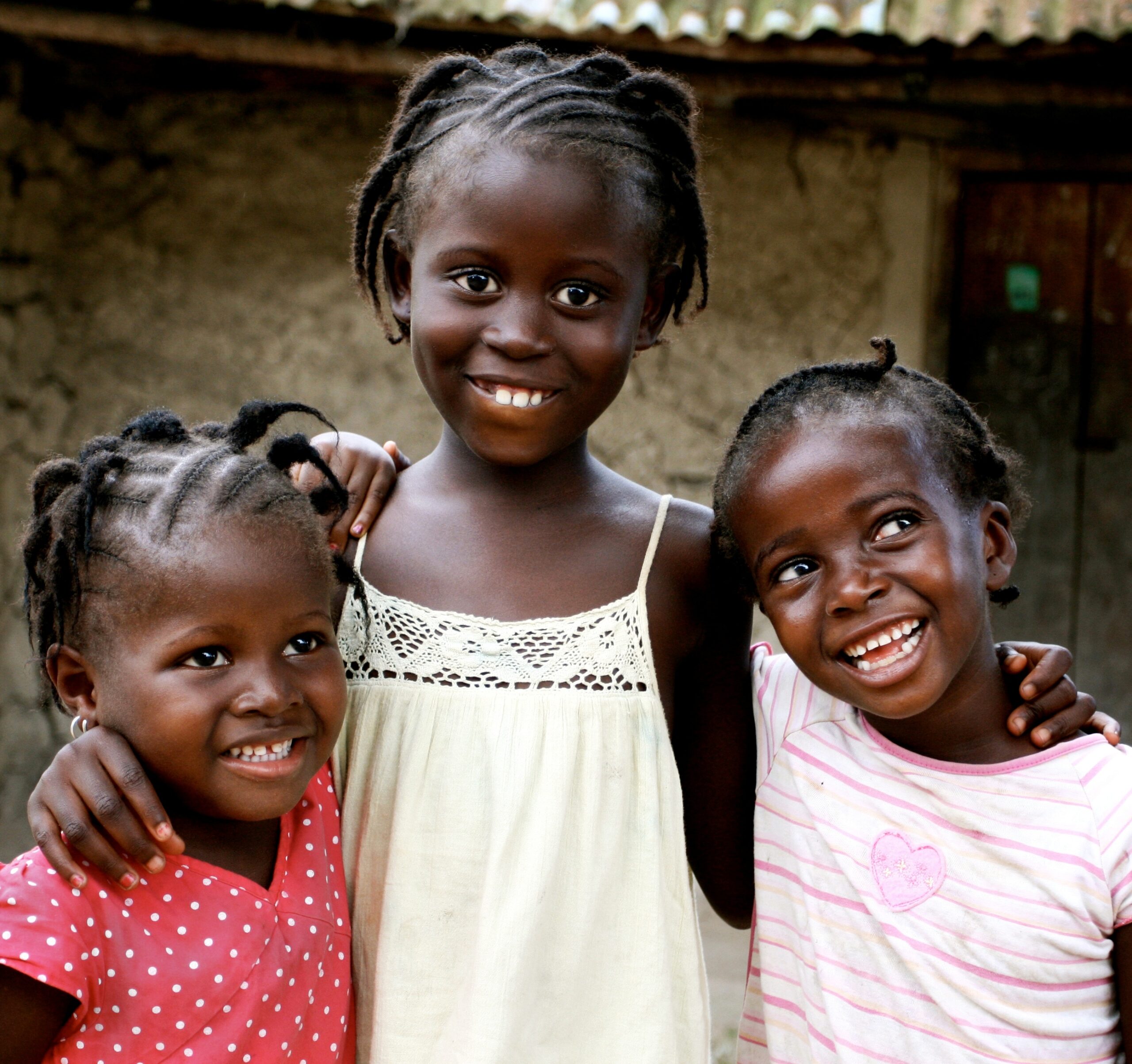 Happy African Girls